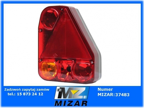 Lampa tylna prawa narożna zespolona żarówkowa 12V 24V Horpol-29886