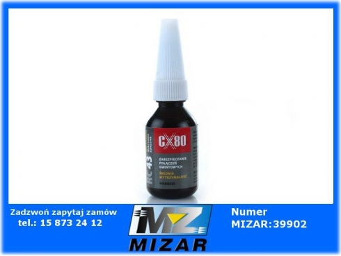 Klej do gwintów 10ml średni niebieski anaerobowy RC43 CX-80-30481