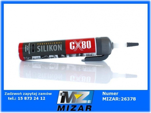 CX-80 SILIKON CZARNY 210g 380'C PROFESJONAL-30487