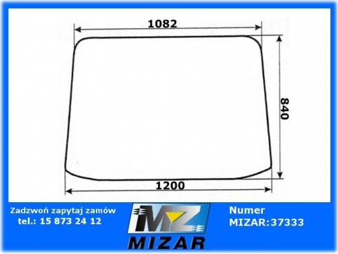 Szyba tylna MTZ nr.44-30558