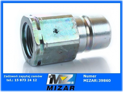 Szybkozłącze hydrauliczne typ Euro wtyczka  KS 3/4"   G 3/4" DN20 BG4-30712