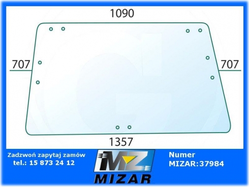 Szyba przednia i tylna Deutz DX 85 90 110 120 140 04307803 04313943 04314299-30899