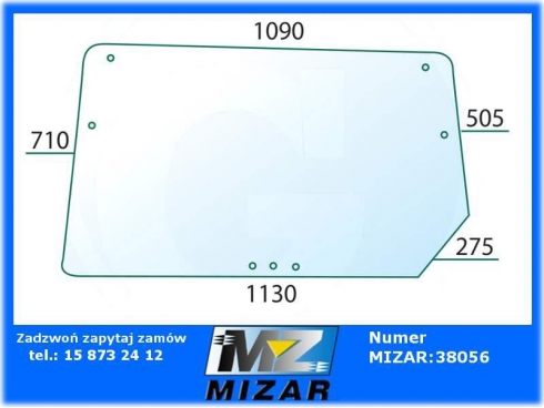 Szyba tylna z rozszczelnieniem Deutz DX-SC 4.10 04363898-30948