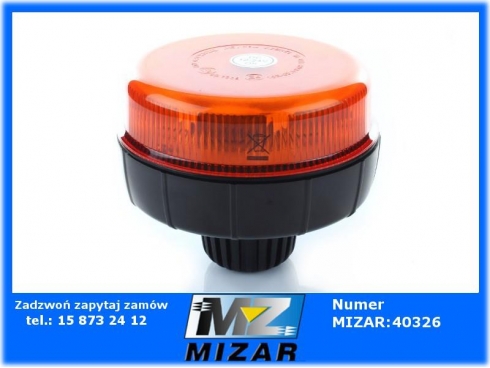 Lampa ostrzegawcza błyskowa 13W R65 R10 mocowana na trzpień-31024