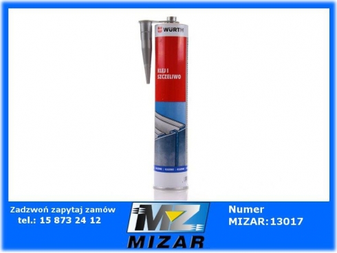 Klej i szczeliwo K+D SZARE 300ml Wurth-31515