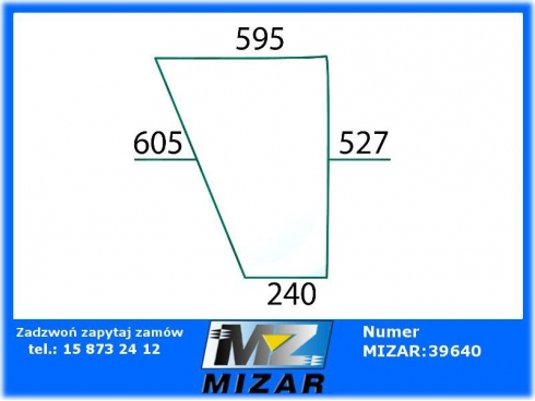 Szyba drzwi dolna Fendt Favorit 610 611 612 614 281507350010-31792