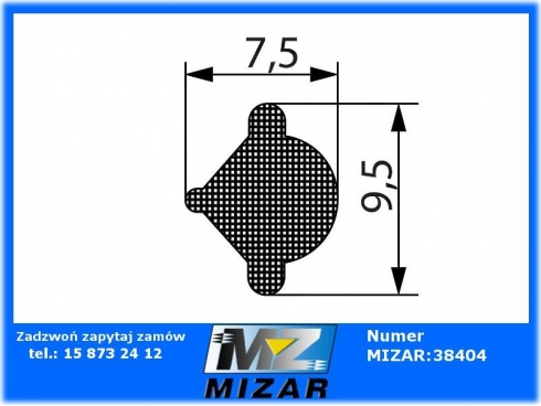 Uszczelka do szyb 5m -31799