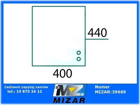 Szyba tylna dolna Fendt Favorit 610 611 612 614 281500220050-31809