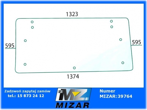 Szyba tylna Fiat CS 2 3 4 5 6 8 9 5113403-31991