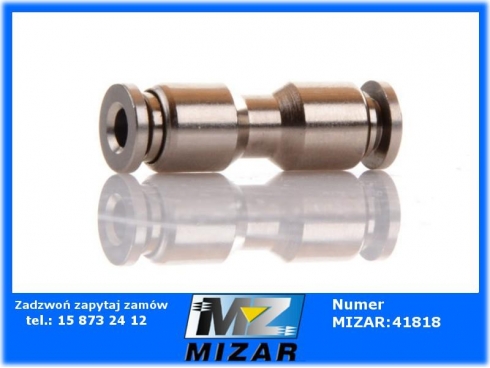 Szybkozłącze Tekalanu fi 4mm proste metalowe-32433