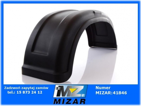 Błotnik plastikowy przyczepki Al-Ko 180x880mm-32451