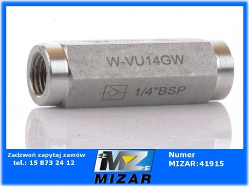 Zawór zwrotny 1/4" BSP W-VU14GW Waryński-32564