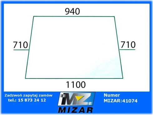 Szyba przednia Same Siac 600.0000.6 80.0000.6 0.9200.253.0/10-32645