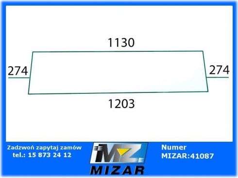 Szyba tylna dolna Same Siac Taurus 60 Centurion 75 0.9208.216.0/10-32670