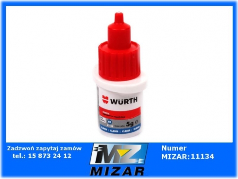 KLEJ SUPERSZYBKI KLEBFIX 5g Wurth-34078