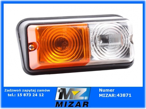 Lampa boczna kierunkowskazu prawa T-25 MTZ Władimirec -34883