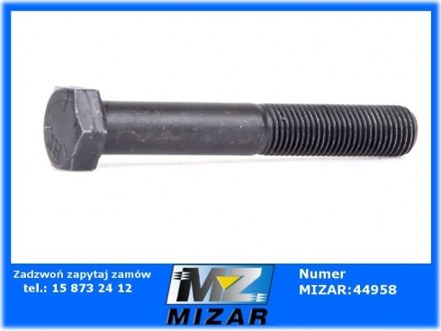 Śruba z łbem sześciokątnym 3/8" UNF dł. 63,5mm gr. 9,53mm kl. 8.8 DIN 931 ISO 4014-34852