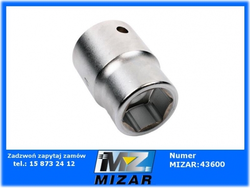 Klucz nasadowy 6-kątny stal CR-V 3/4" 22mm GRENE-35499