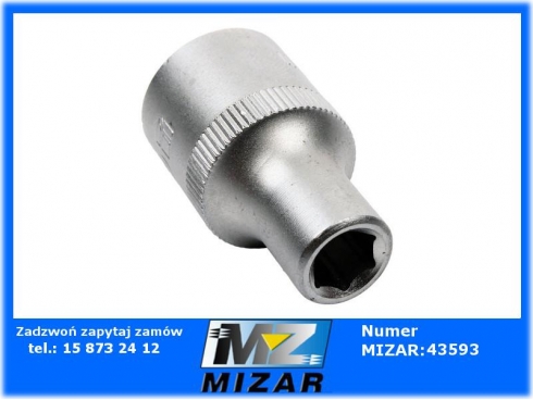 Klucz nasadowy 6-kątny 1/2" 8mm stal CR-V-35675