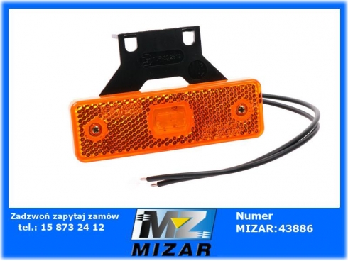 Lampa pozycyjna boczna Led pomarańczowa W44-36250