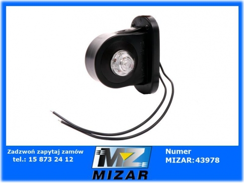 Lampa obrysowa przednia tył prawa Led 12V 24V-36270