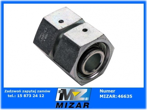 Złącze proste hydrauliczne M26x1,5 / M26x1,5 18L-36496