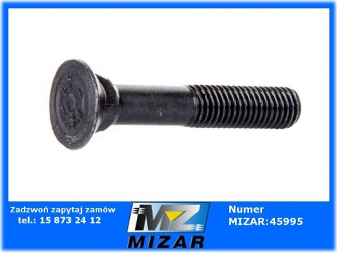 Śruba płużna z łbem stożkowym M12x70 kl. 8.8-36594