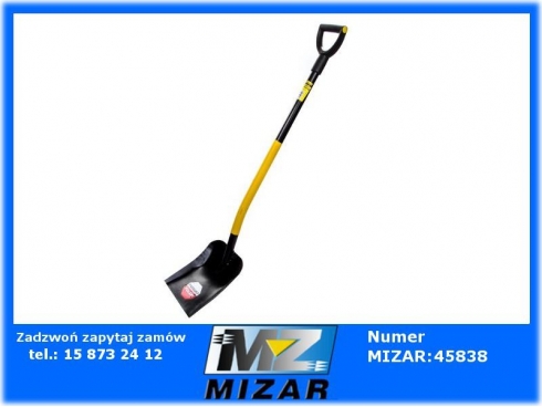 Łopata piaskowa metalowy trzonek uchwyt Y plastik-36920