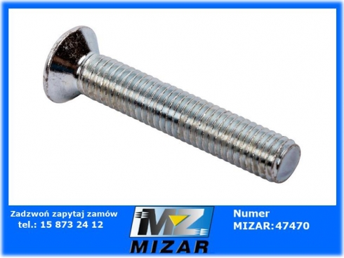 Śruba mocowania szyby Zetor M8x45mm 999610 99-9610-37119