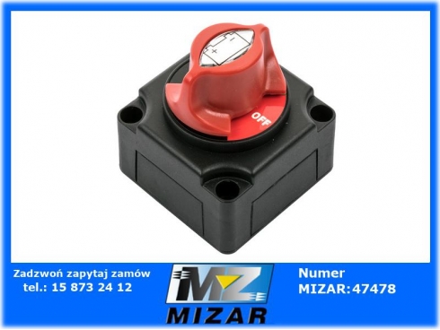 Wyłącznik prądu odłącznik masy hebel 12V 24V 300A-37120