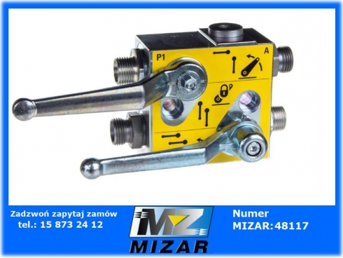 Zawór hydrauliczny przedniego TUZ-a M18x1,5 45 l/min-37487