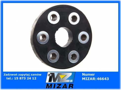 Tarcza gumowa sprzęgła 6-otw. fi 175mm T-088 203979120-37430