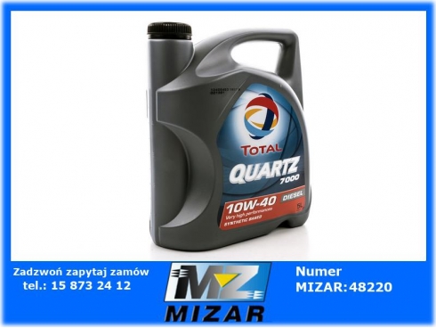 Olej Total 10W40 Quartz 7000 Diesel 5l API SN/CF-37513