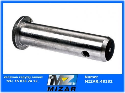 Sworzeń mocowania wieszaka górny L/P 25mm C-360 Oryginał Ursus 54660135-37577