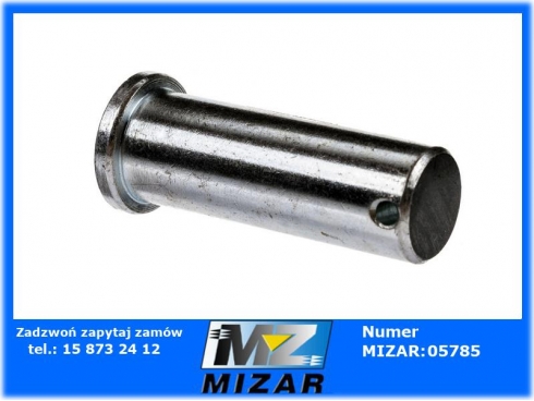 Sworzeń wieszaka część dolna C-330 z kołnierzem 54660391 20mm-37878