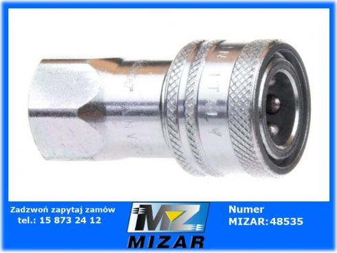 Szybkozłącze euro gniazdo ANV 14 GAS F gwint wew. 1/4" BSP Faster-38006