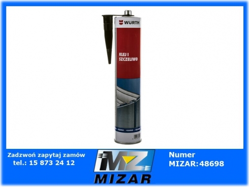 Klej i szczeliwo K+D CZARNE 300ml Wurth-38193