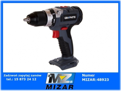 Wiertarko-wkrętarka akumulatorowa bezzszczotkowa Energy+ 18V Li-Ion 13mm bez akumulatora Graphite-38523