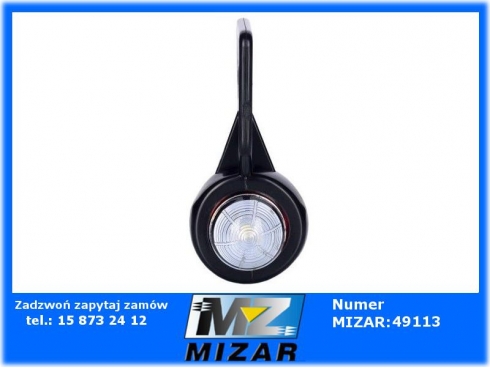 Lampa obrysówka prawa wisząca 2 LED 12V 24V Horpol-38566