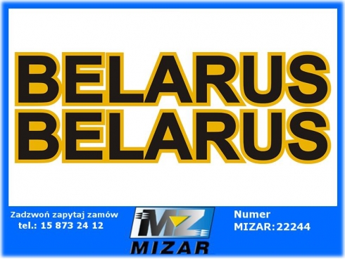 NAKLEJKA MASKI BELARUS 2szt.-38535