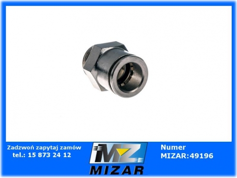 Szybkozłącze Tekalanu 12mm M16x1,5 proste metalowe-38659