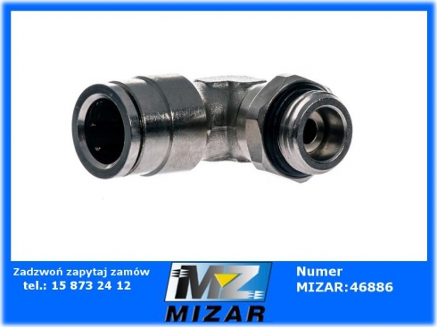 Szybkozłącze Tekalanu fi 12mm M16x1,5 kolanko metalowe-38655