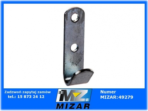 Hak mały zaczepu plandeki 52x14mm HSM ocynk-38784