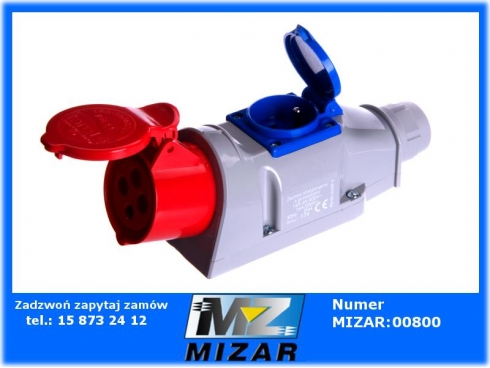 Gniazdo siłowe PCV 4x16A + 230V NR174-39884