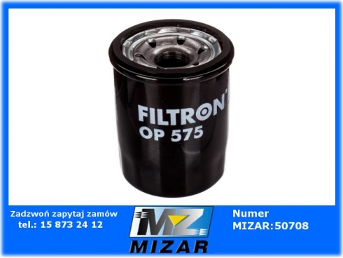 Filtr oleju OP575 Mitsubishi Colt Filtron odpowiednik 1230A105-40344