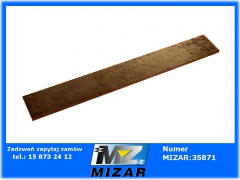 Łopatka pompy beczkowozu 41x6x300mm MEC 4000 4050990113-40687