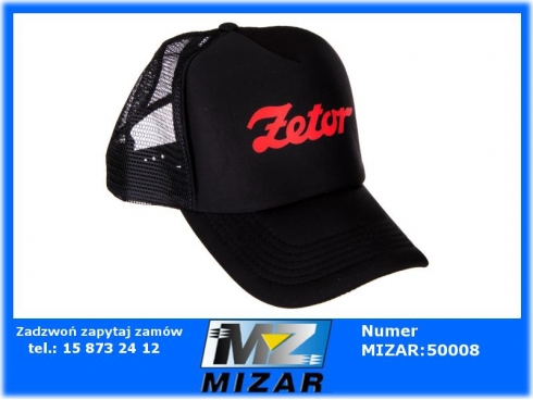 Czapka czarna z siatką Zetor-40747