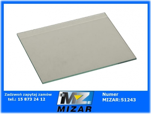 Szkło do maski spawalniczej 80x100mm bezbarwne-40776