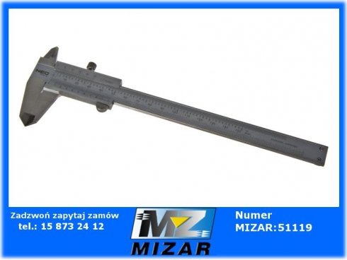 Suwmiarka 150mm mierzy cale stal nierdzewna Neo 75-000-40868