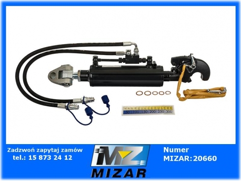 Łącznik górny hydrauliczny kat. 3 fi 32 666-906mm 9t-40904